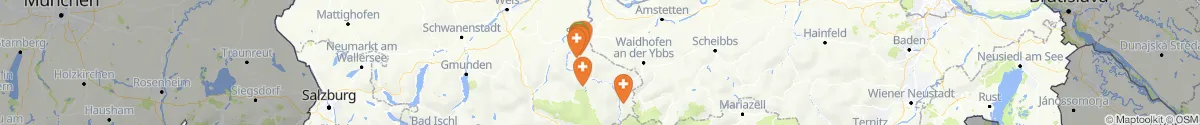 Kartenansicht für Apotheken-Notdienste in der Nähe von Maria Neustift (Steyr  (Land), Oberösterreich)